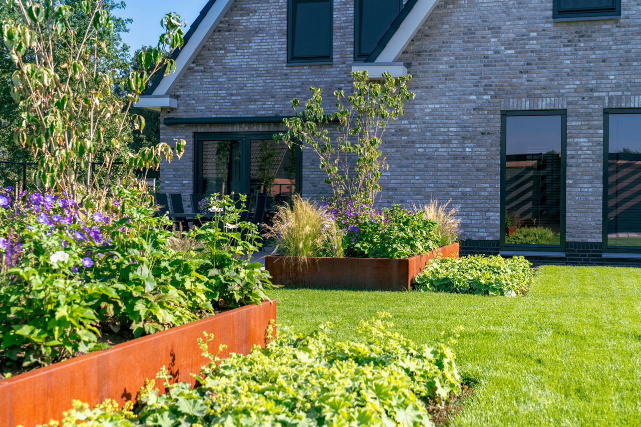 CARREZ mit Boden - Corten Stahl